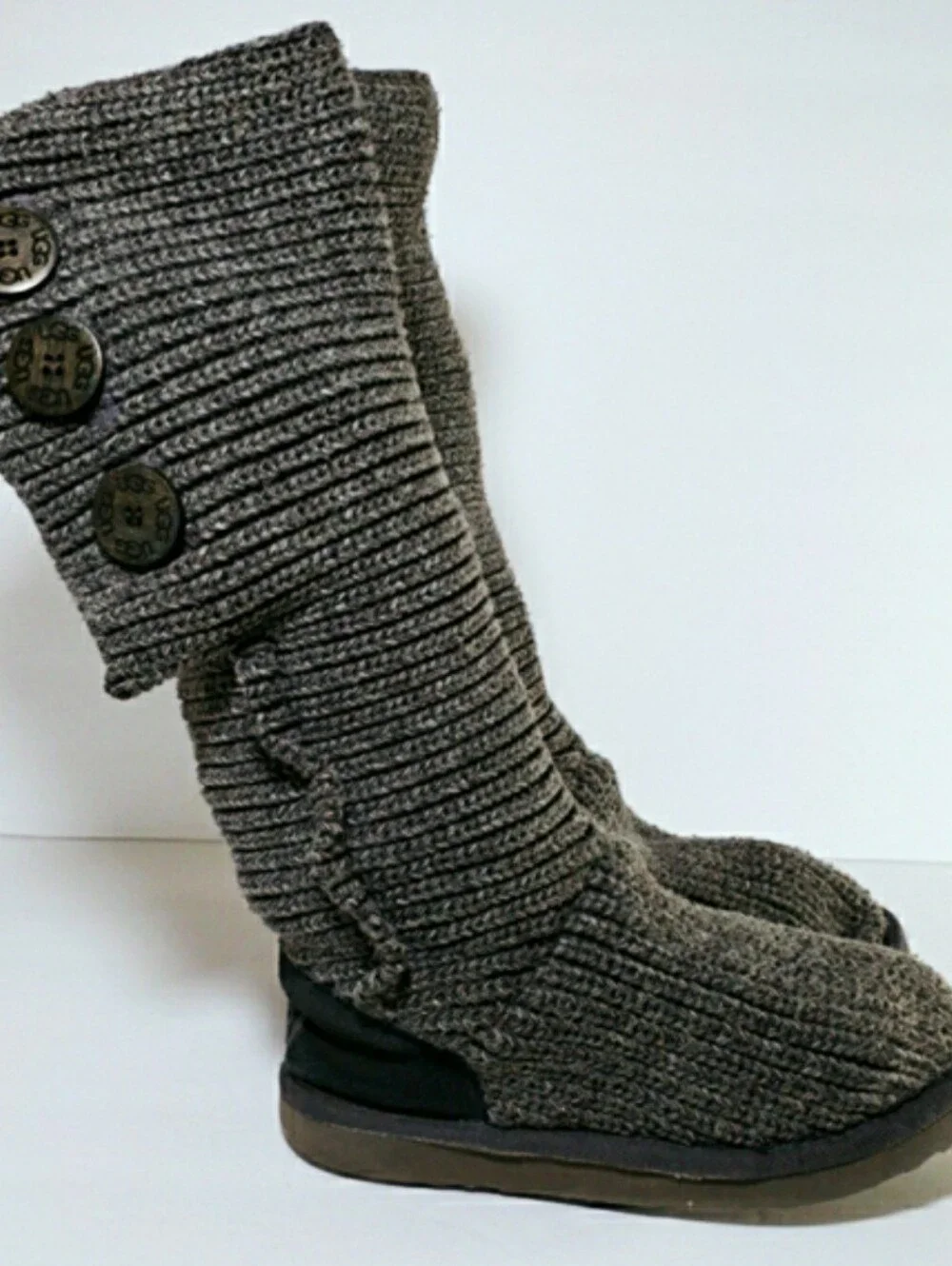 UGG Cardi Knit Button Boots